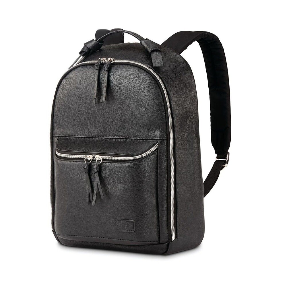 Samsonite Everyday Leather Black Laptop Backpack